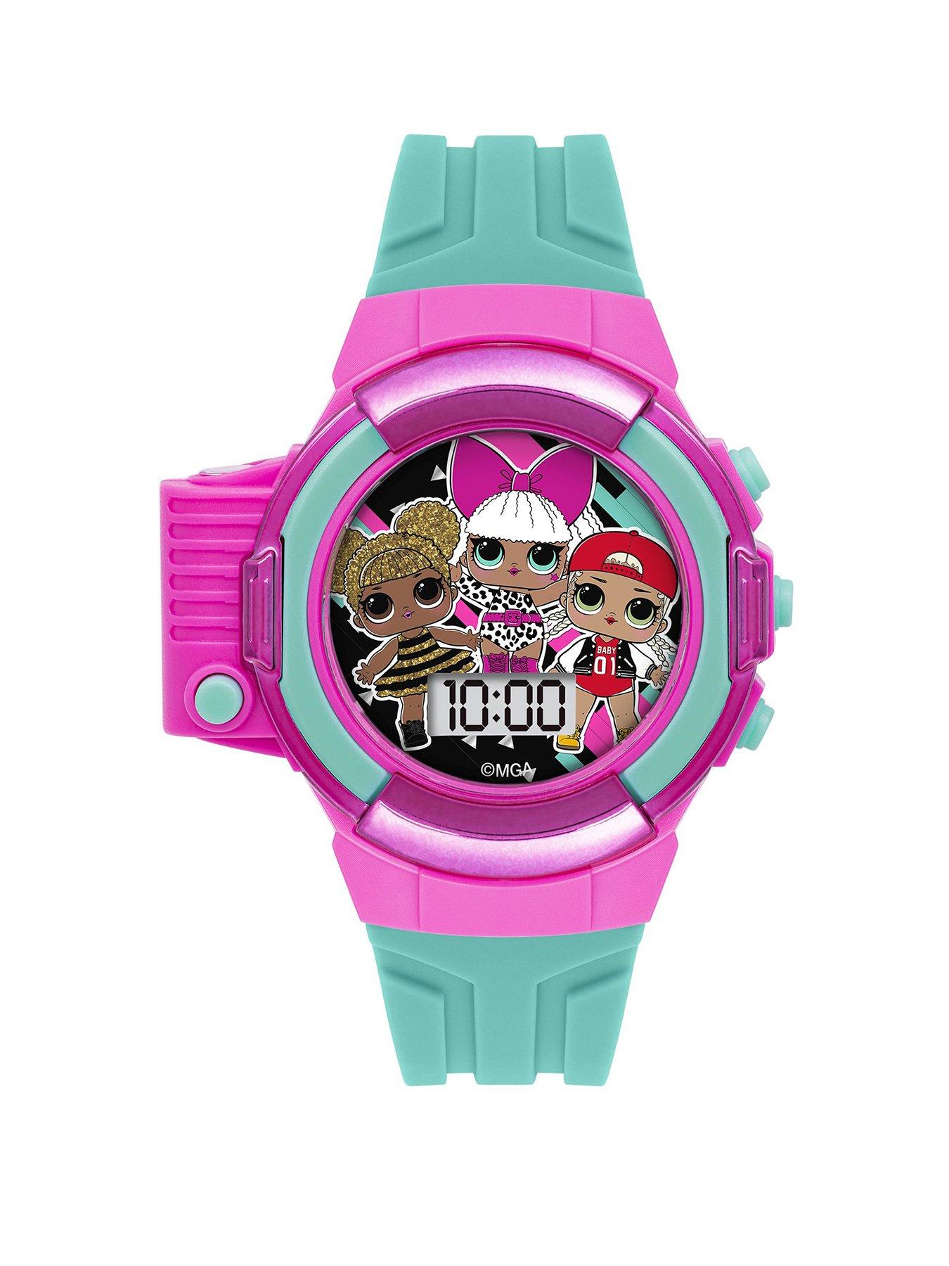 L.O.L Surprise Pink Blue Flashlight Watch very