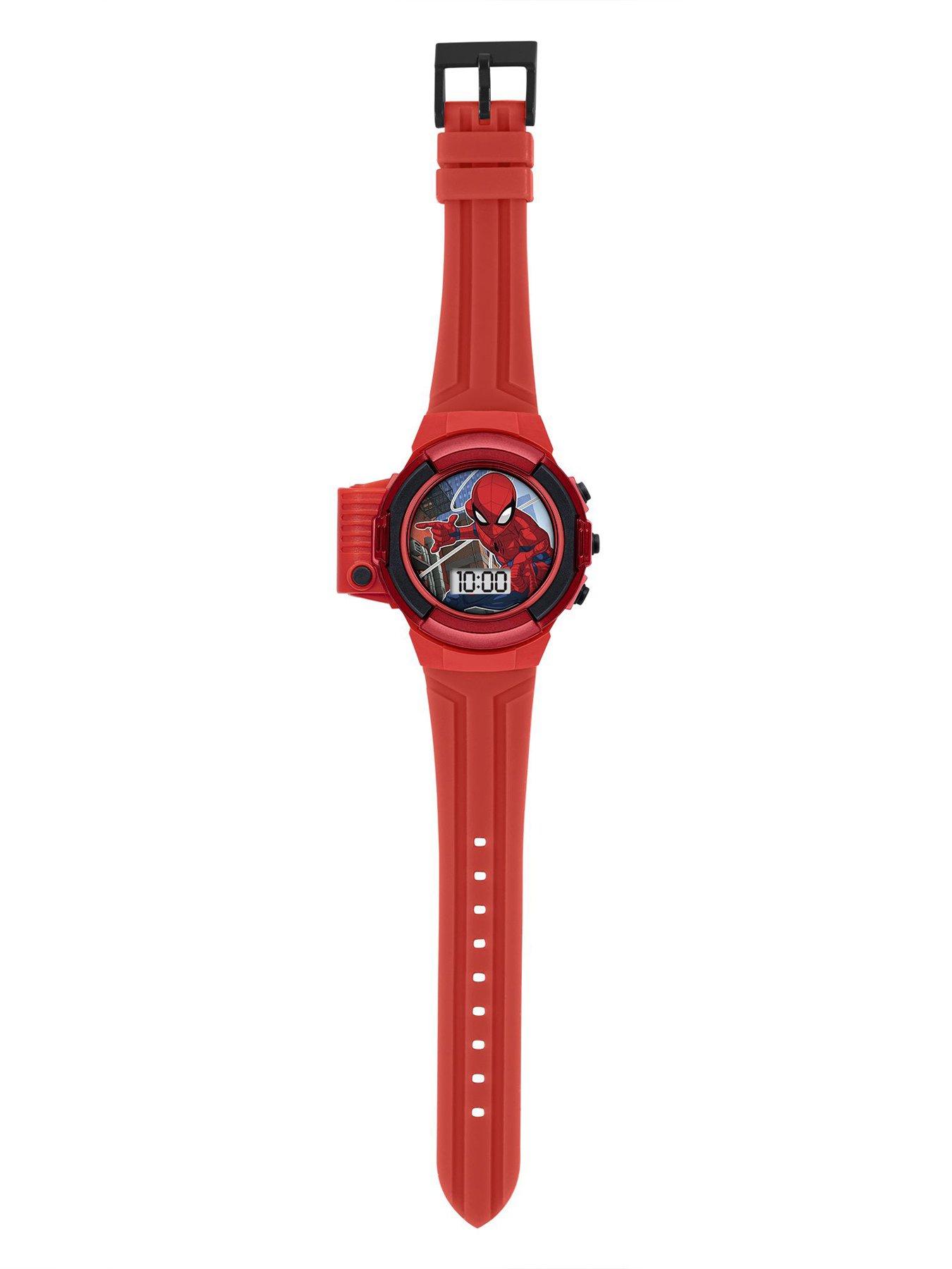 Marvel Disney Marvel Spiderman Red Flashlight Watch 