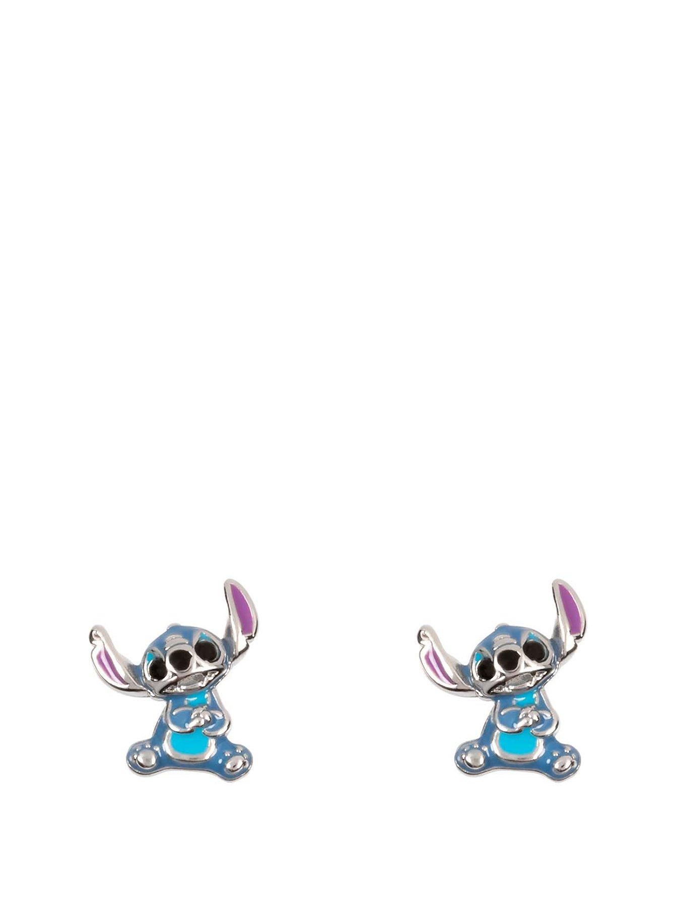 undefined Lilo  &  Stitch Sterling Silver Blue Enamel Stitch Stud Earrings E906250RRHL.PH