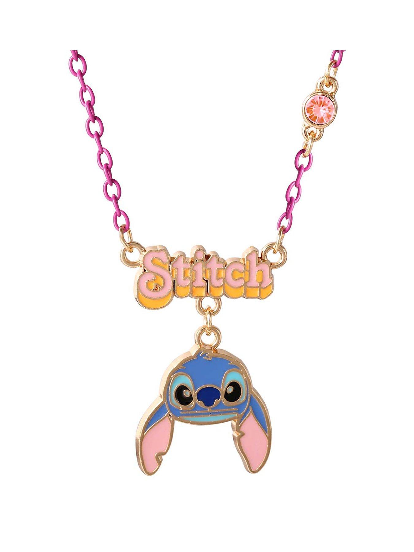 undefined Lilo  &  Stitch Pink, purple and blue enamel Costume Necklace NH00925YRPL-16