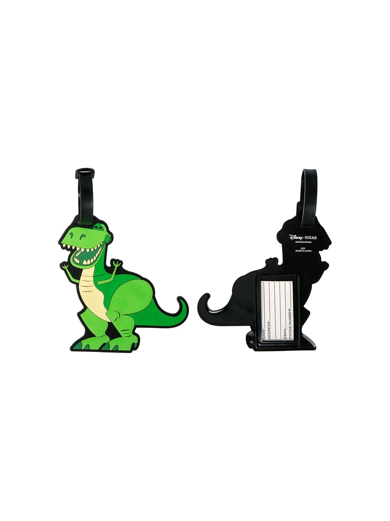 Disney Toy Story Buzz Rex Green white purple 2 piece Luggage Tags VT700654LNX Very