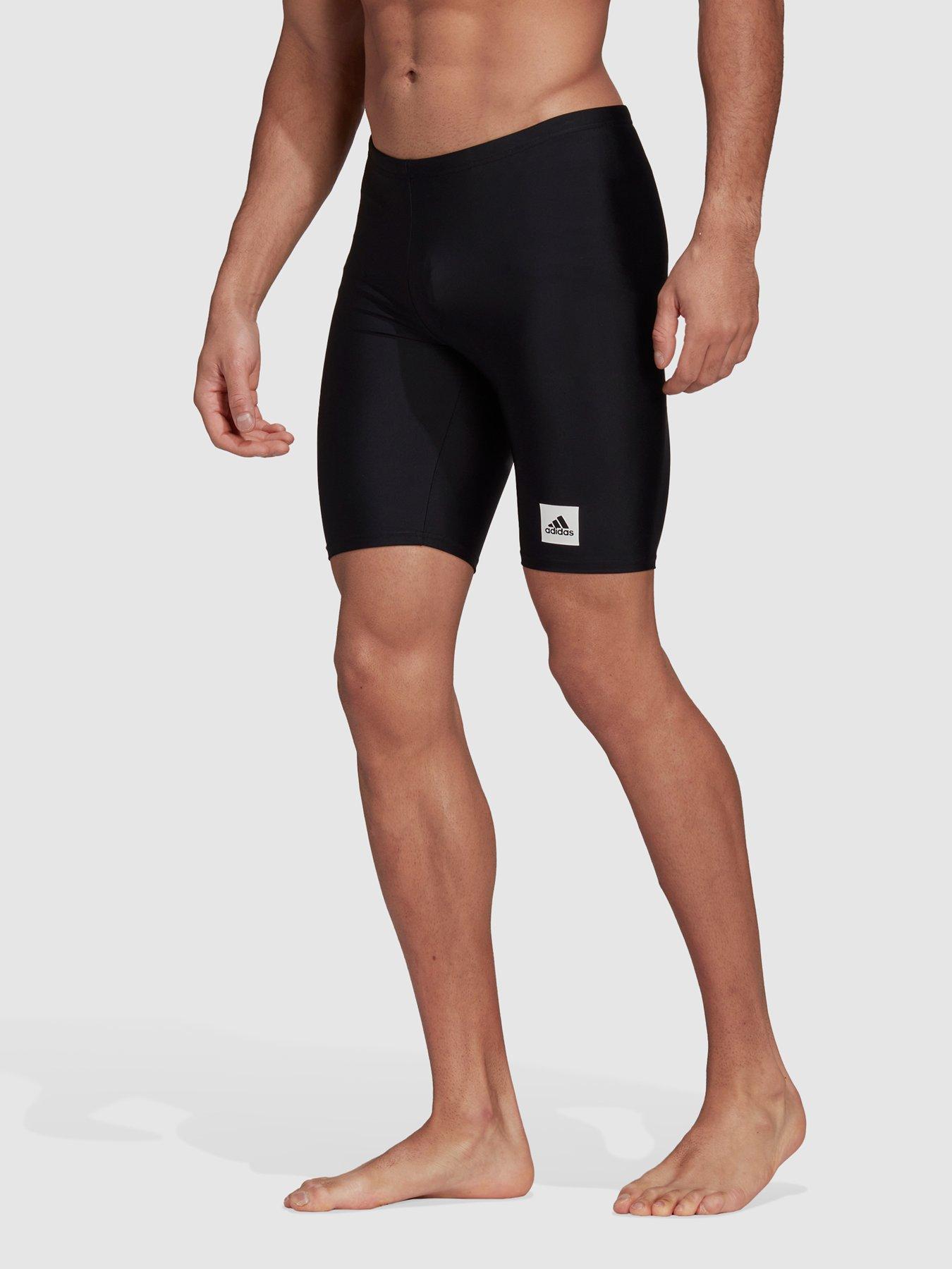 adidas Performance Solid Swim Jammers Black very.co.uk