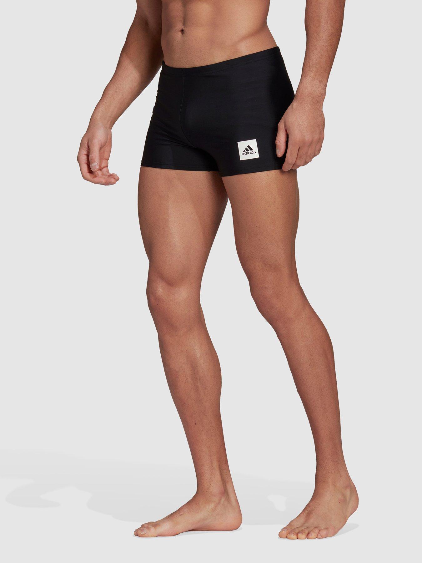 Performance Solid Swim Boxers - Black