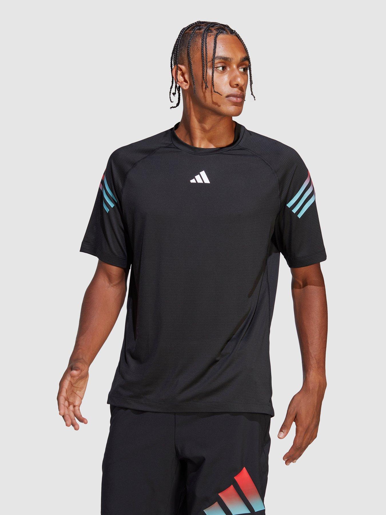 adidas Men's Ti 3S Tee - BLACK | very.co.uk