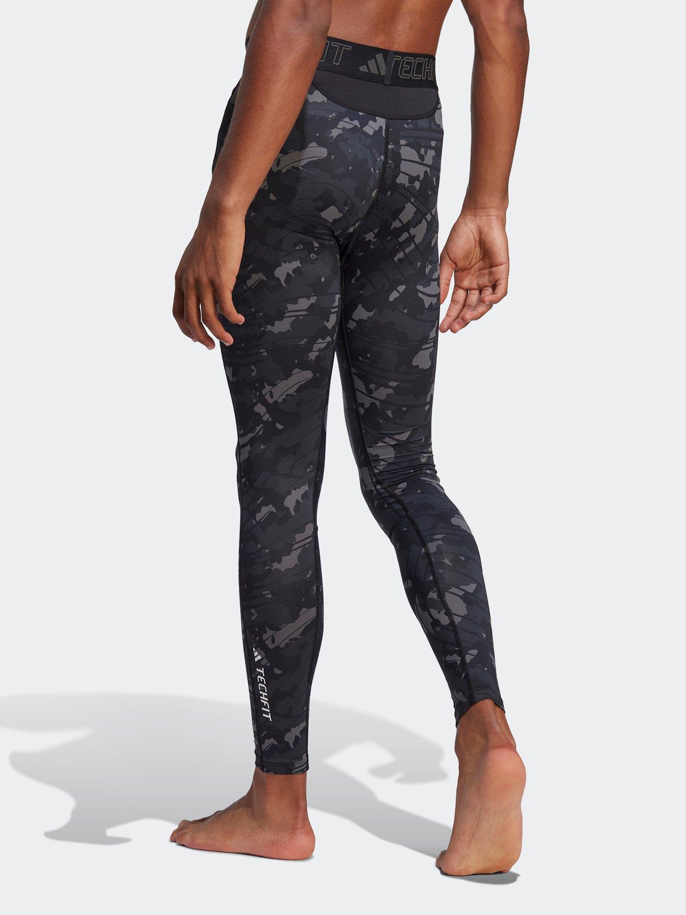 adidas Performance TECHFIT ALL OVER PRINT TRAINING - Leggings