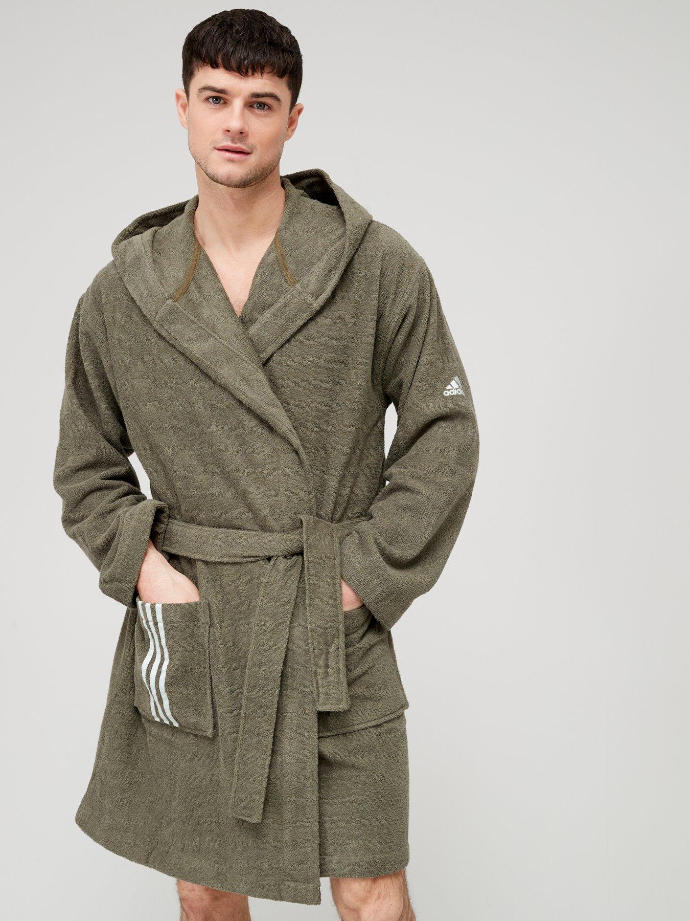 adidas dressing gown mens