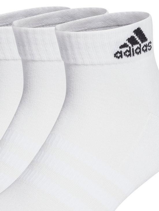 back image of adidas-sportswear-unisex-3-pack-cushioned-ankle-socks-white