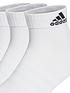  image of adidas-sportswear-unisex-3-pack-cushioned-ankle-socks-white