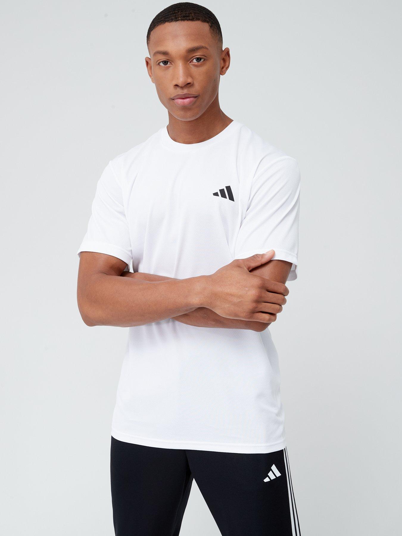 Image 1 of 6 of adidas Performance Train Essentials Training T-Shirt - White