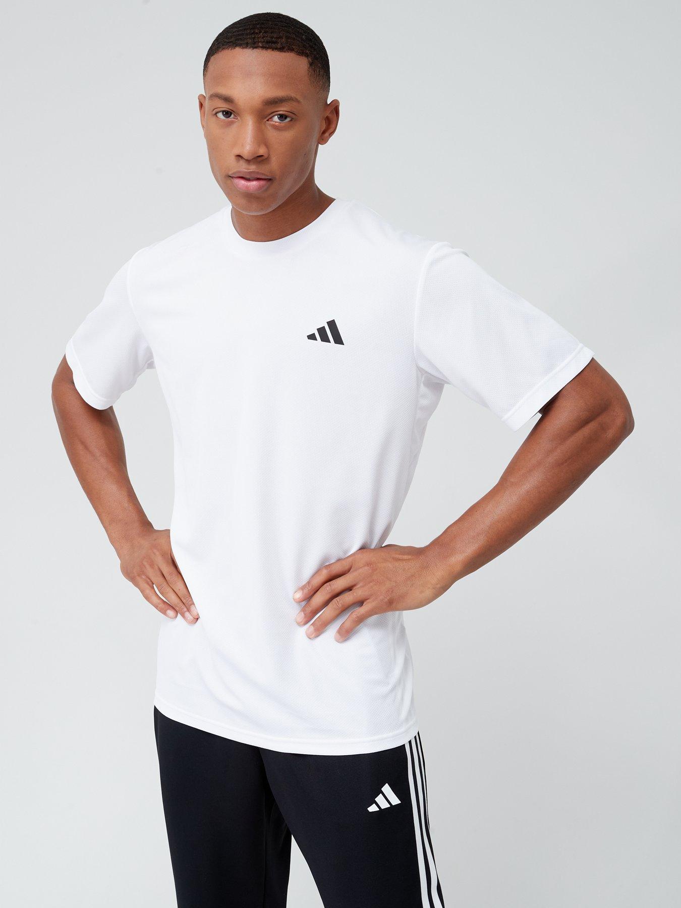 Image 6 of 6 of adidas Performance Train Essentials Training T-Shirt - White