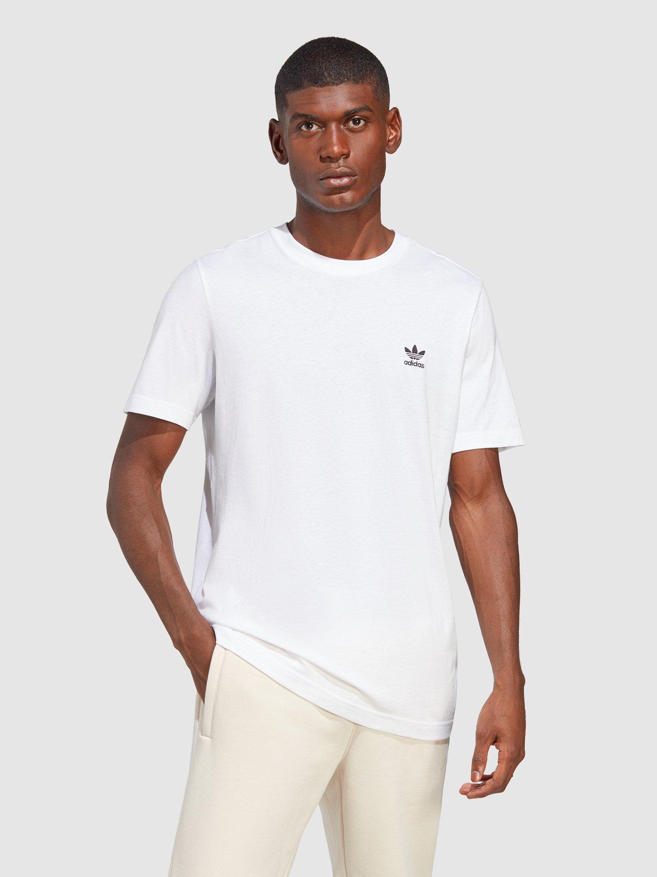 adidas Originals Trefoil Essentials T Shirt White Very