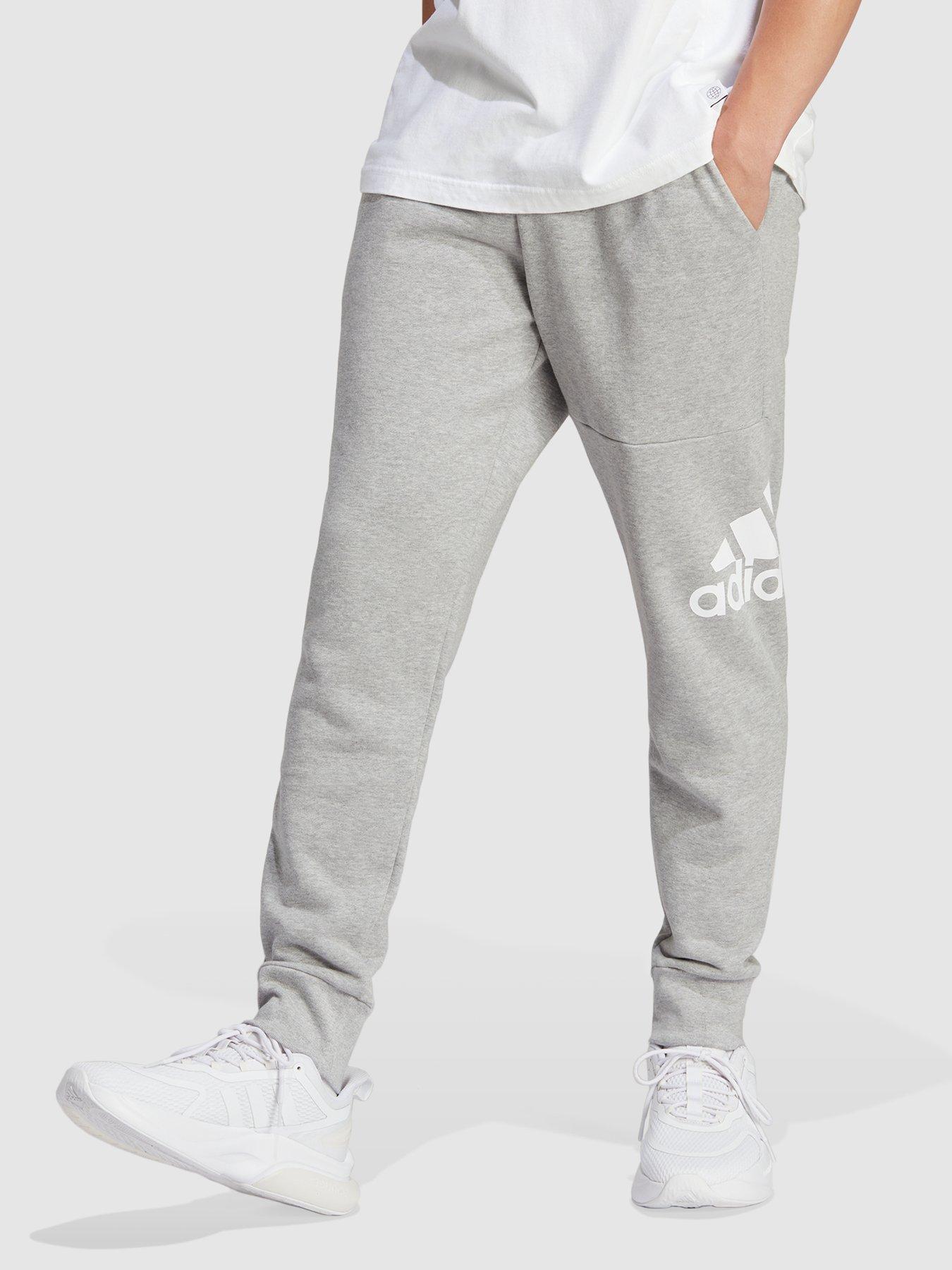 Adidas heather cheap grey sweatpants