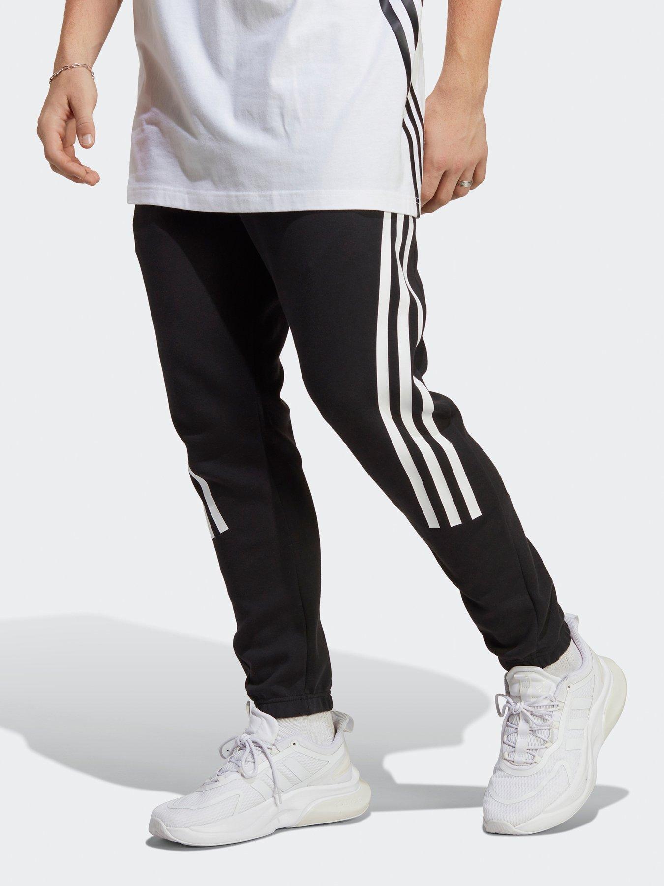 adidas Training Plus Future Icons wrapped stripe leggings in black
