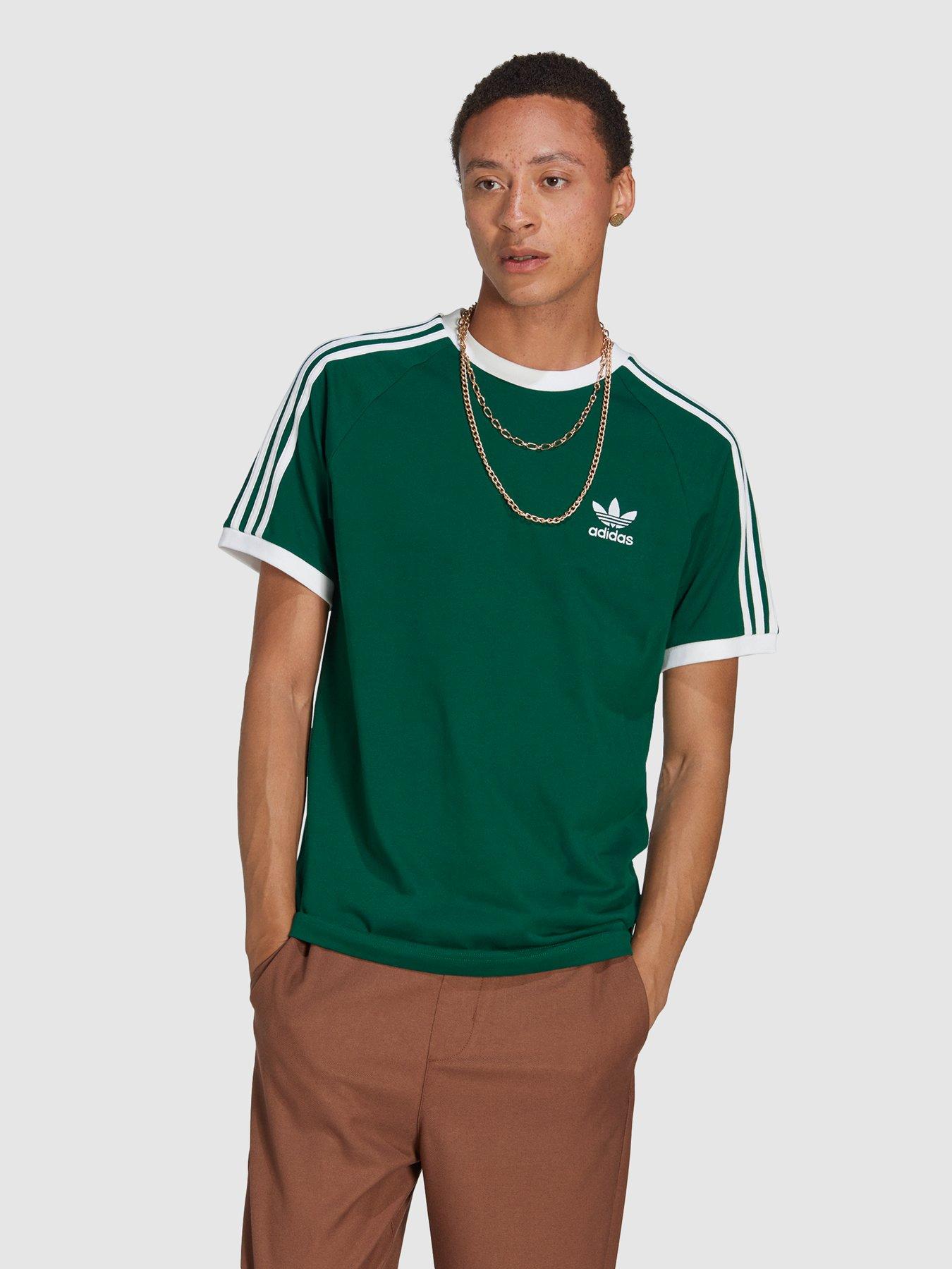 Classics T-Shirt Adicolor Green 3-Stripes - adidas Originals