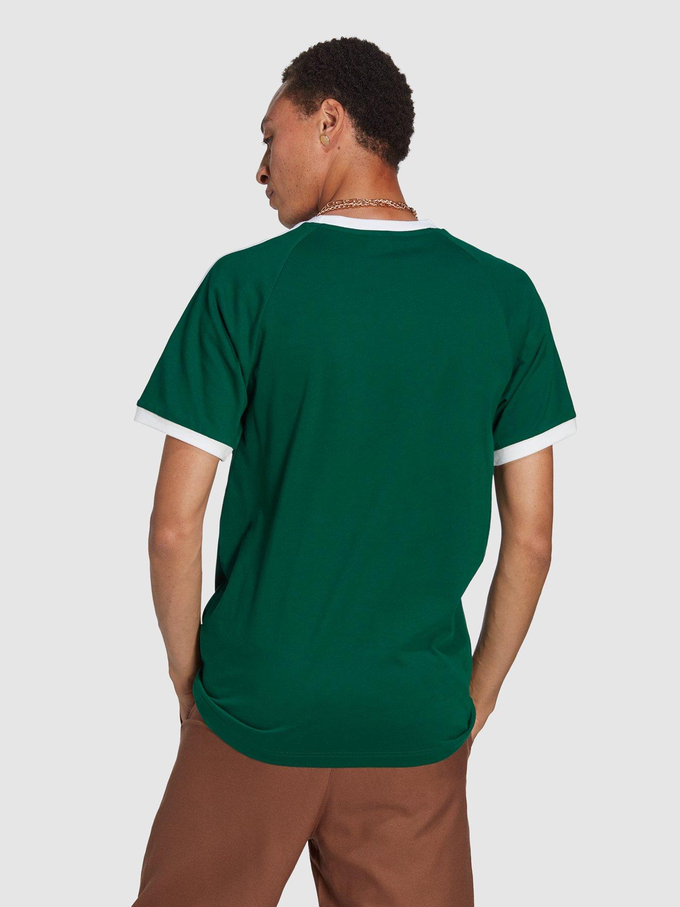 adidas Originals Adicolor Classics 3-Stripes T-Shirt - Green | 
