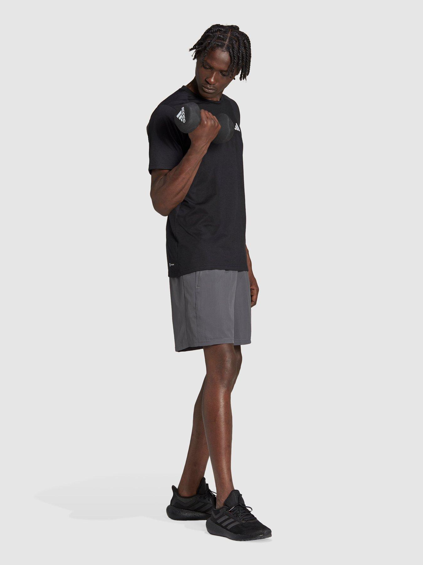 Image 3 of 4 of adidas Performance Train Essentials Woven Training Shorts - Grey