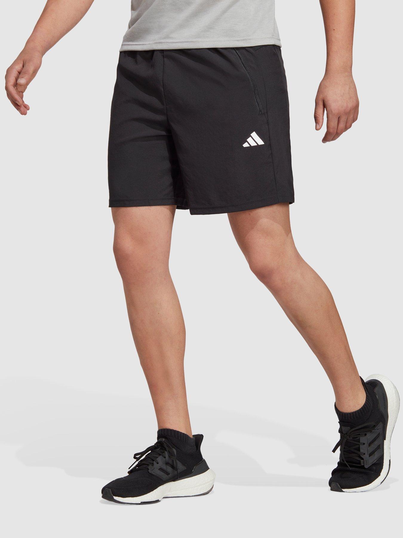 undefined Performance Train Essentials Woven Training Shorts - Black/White