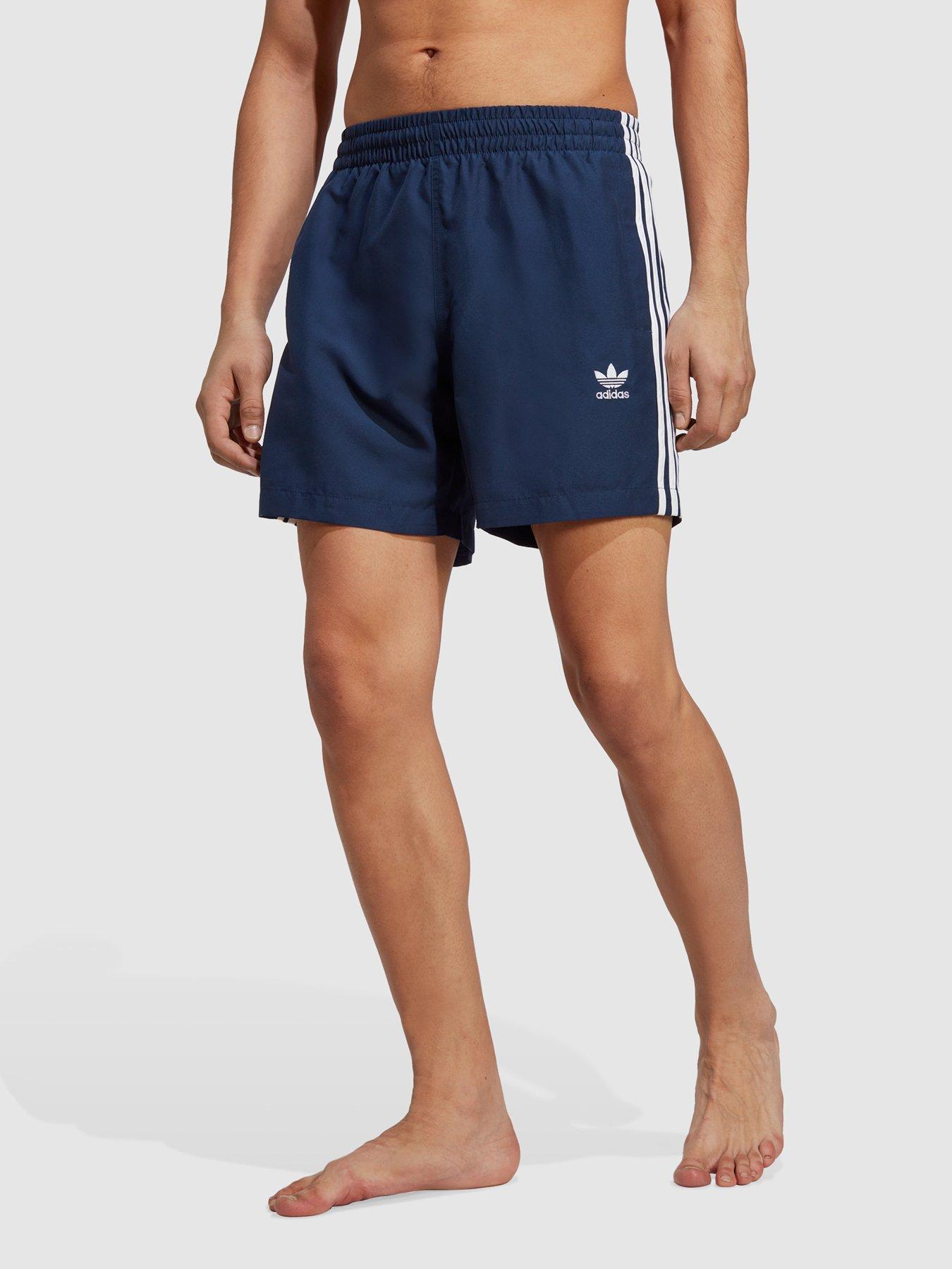 adidas navy swim shorts