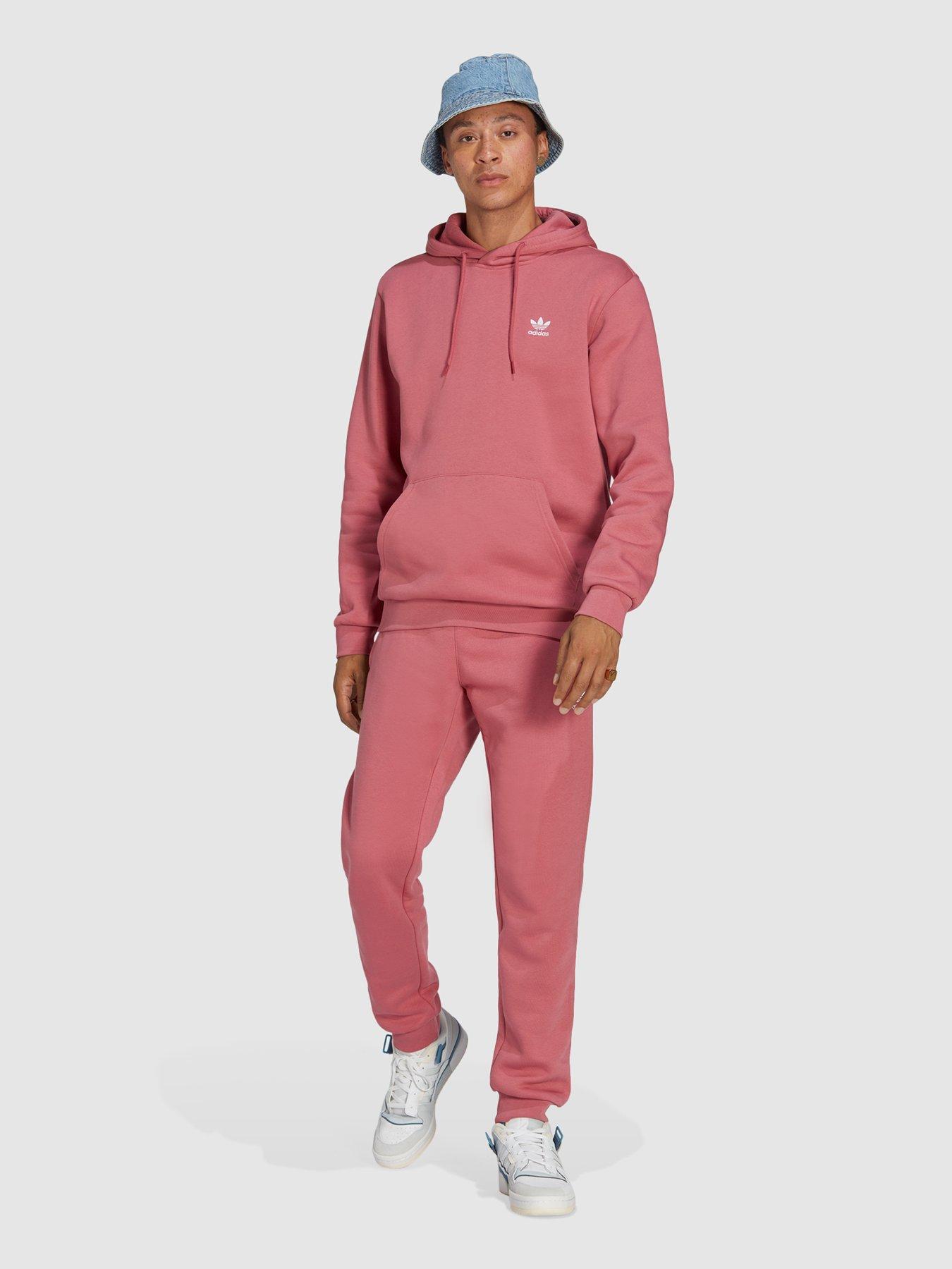 Light pink adidas outlet trefoil hoodie