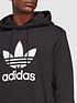  image of adidas-originals-adicolor-classics-trefoil-hoodie-black