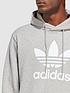  image of adidas-originals-adicolor-classics-trefoil-hoodie-medium-grey-heather