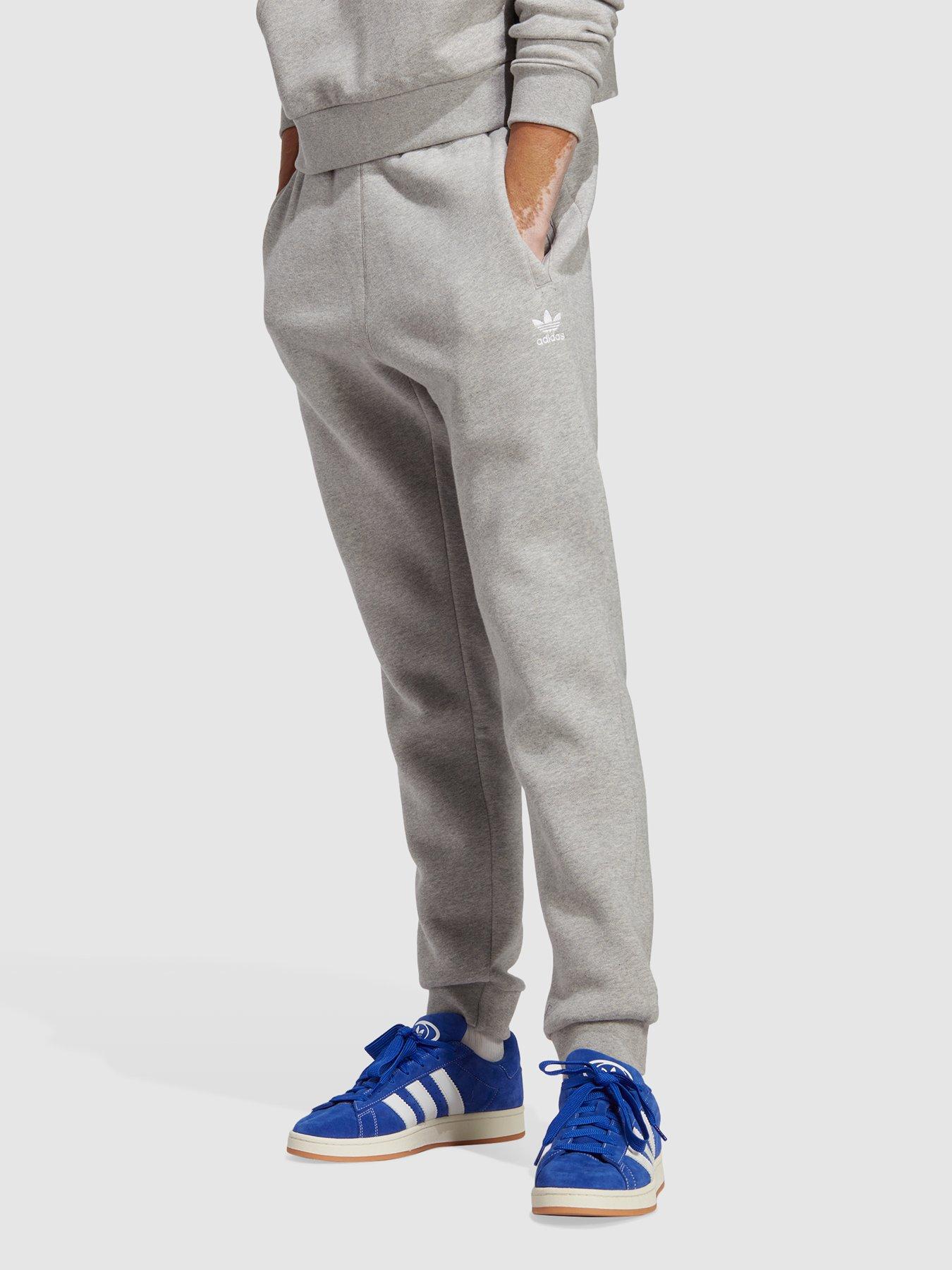 Adidas originals sweatpants sales grey