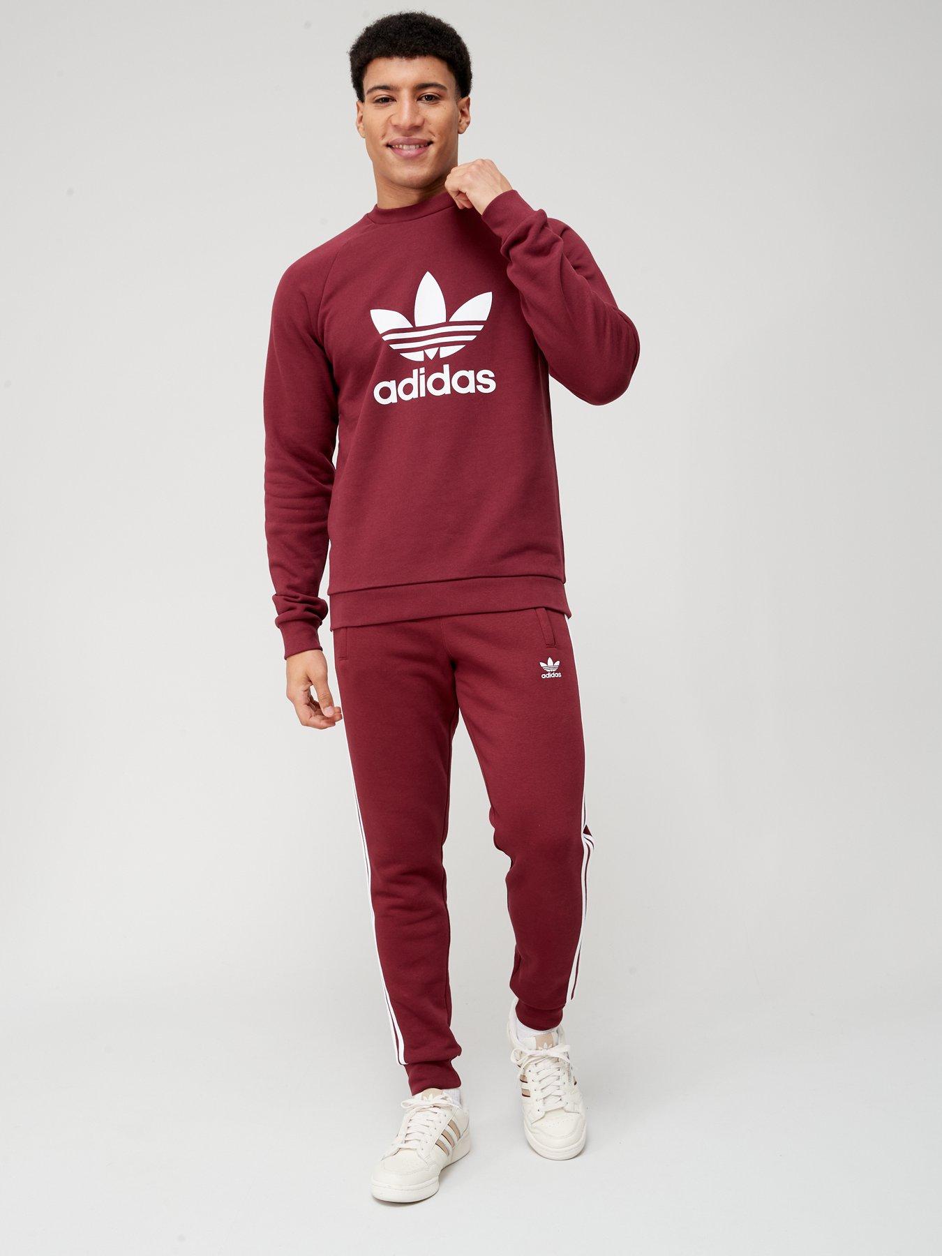 Maroon adidas jumper hotsell
