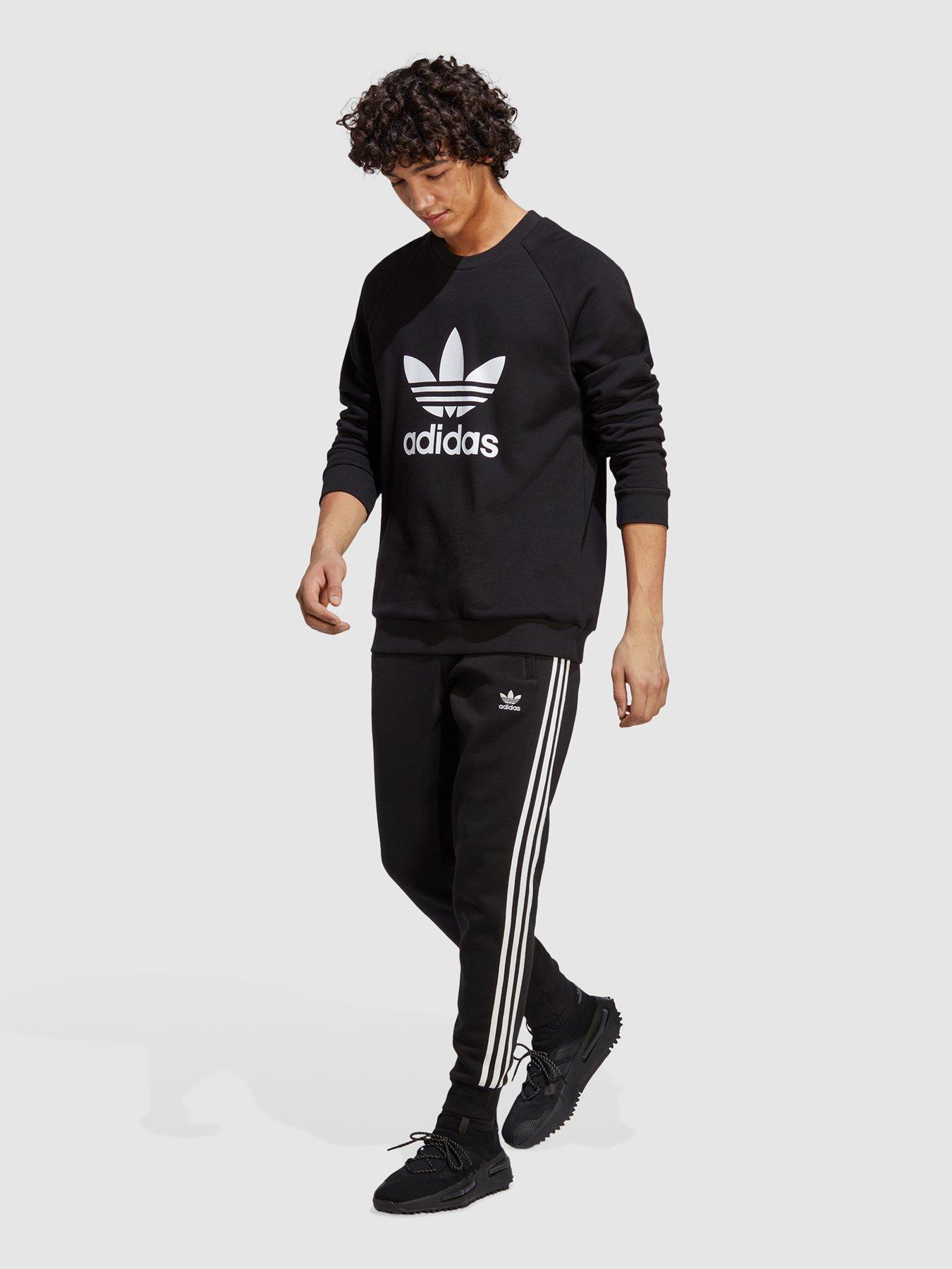 Mens trefoil adidas on sale sweatshirt