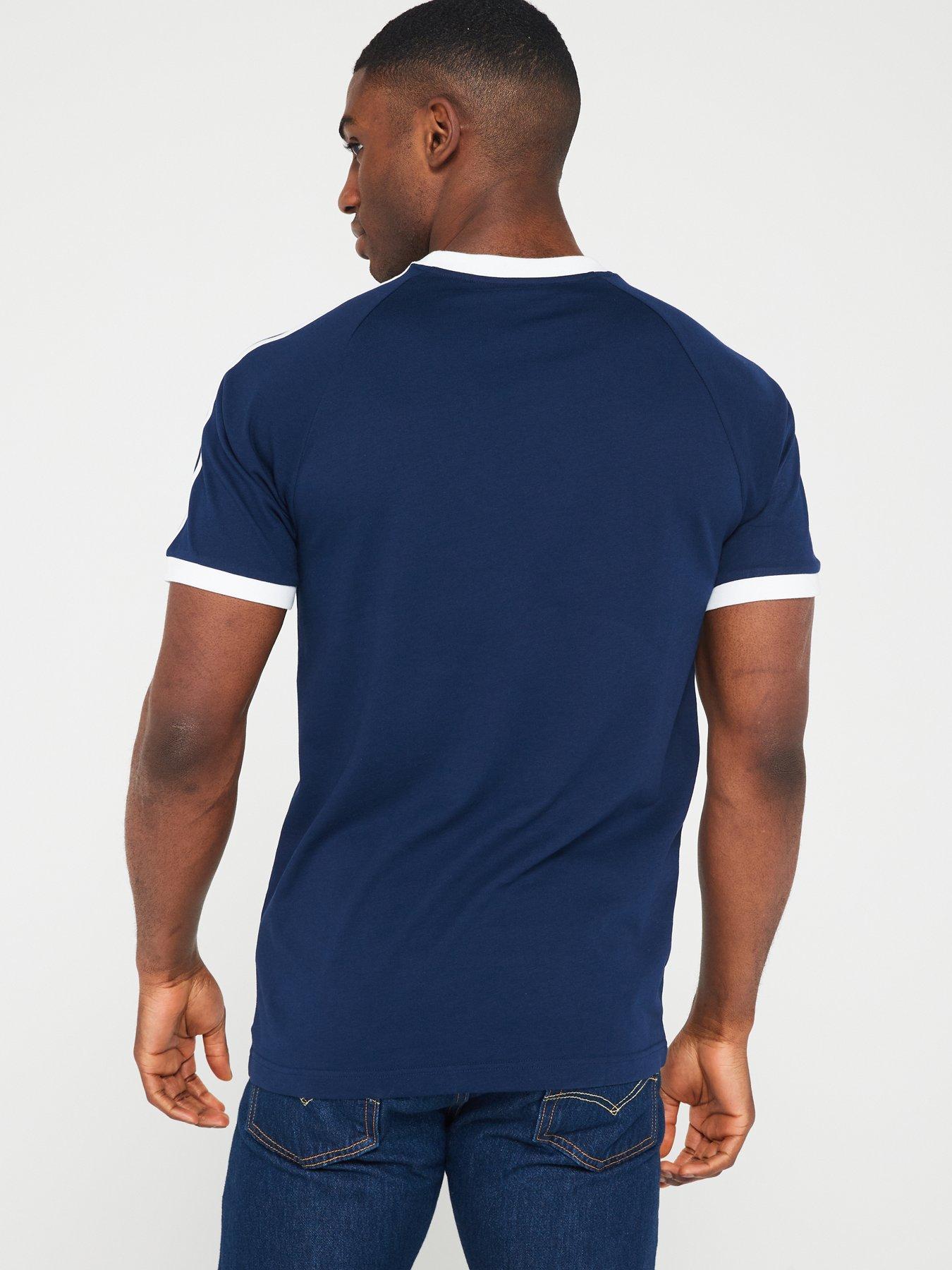 Mens navy adidas store t shirt