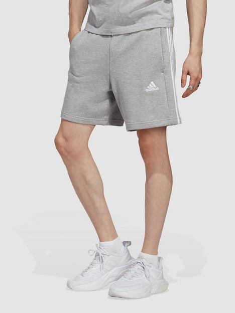 adidas-sportswear-mens-essentials-shorts-grey