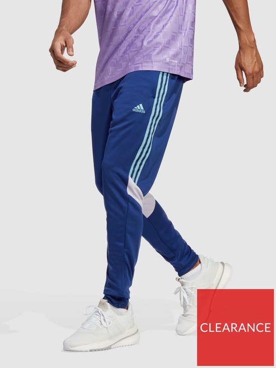 front image of adidas-sportswear-tiro-tracksuit-bottoms-navy