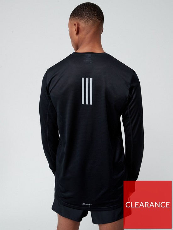 stillFront image of adidas-performance-own-the-run-long-sleeve-top-black