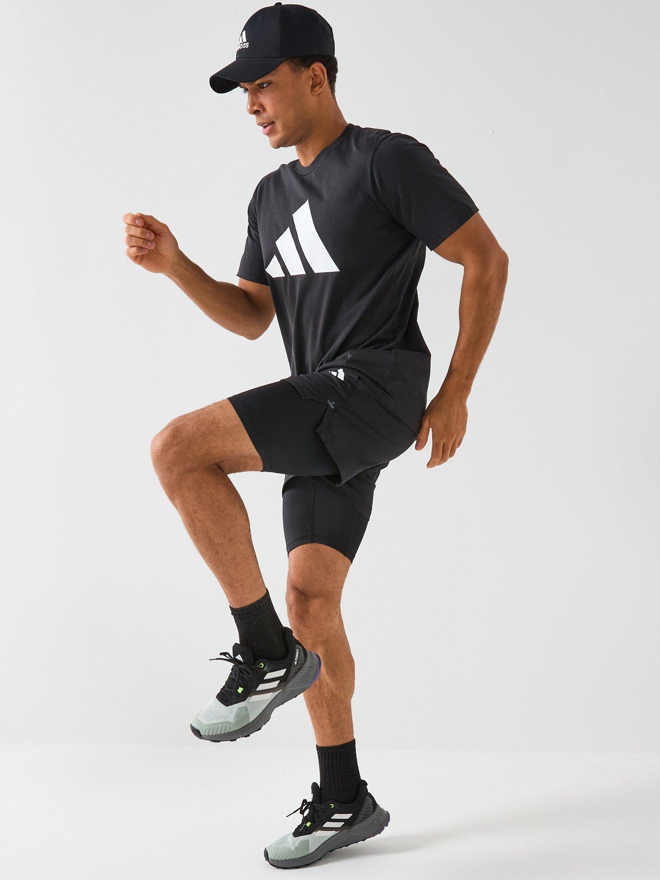 Image 3 of 6 of adidas Performance Train Essentials Feelready Logo Training T-shirt - Black/White