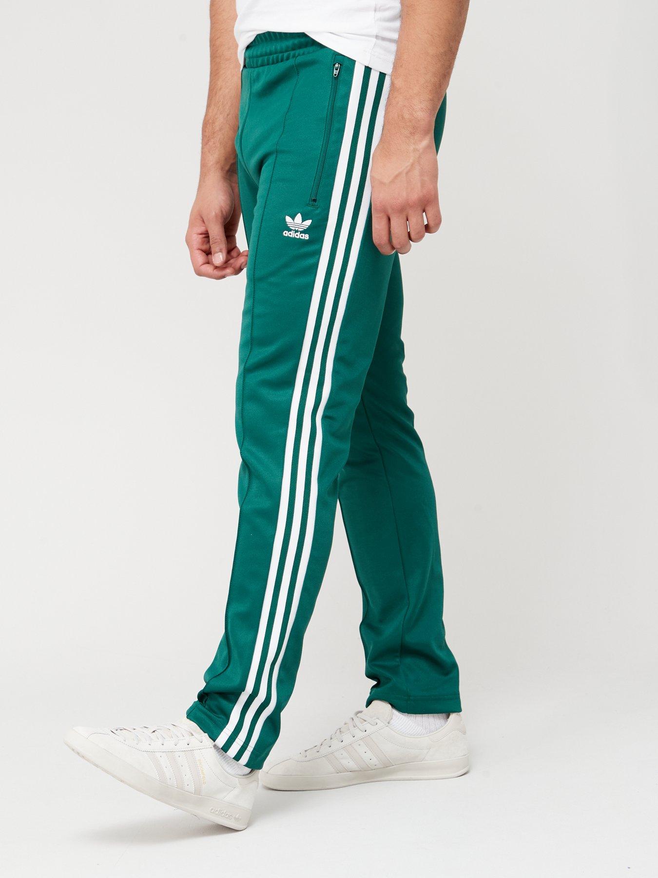 adidas Originals ADICOLOR CLASSICS 3-STRIPES LEGGINGS PLUS SIZE - Leggings  - Trousers - dark green/green 