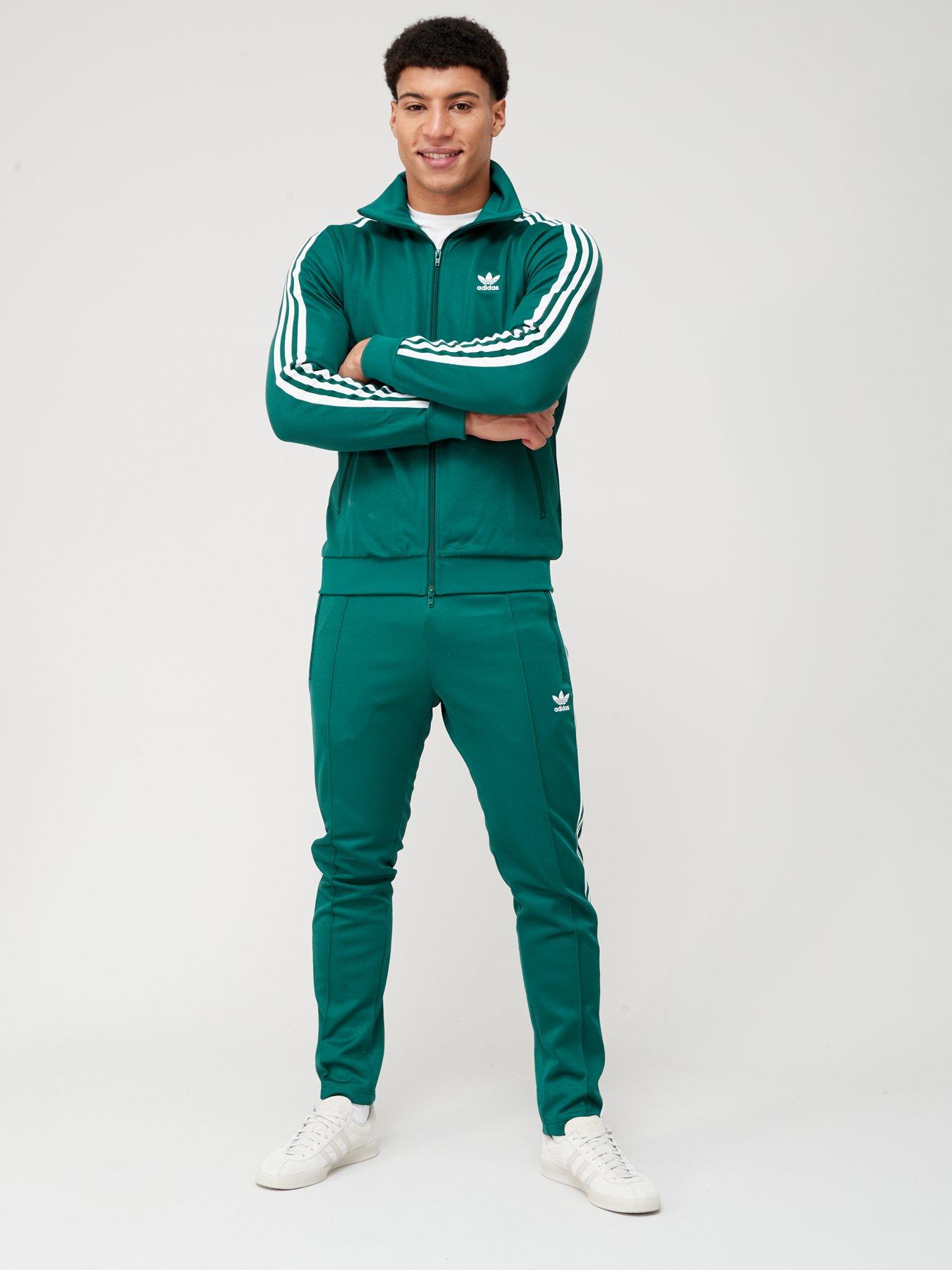 adidas Originals Adicolor Classics Beckenbauer Tracksuit Bottoms - Green |  very.co.uk