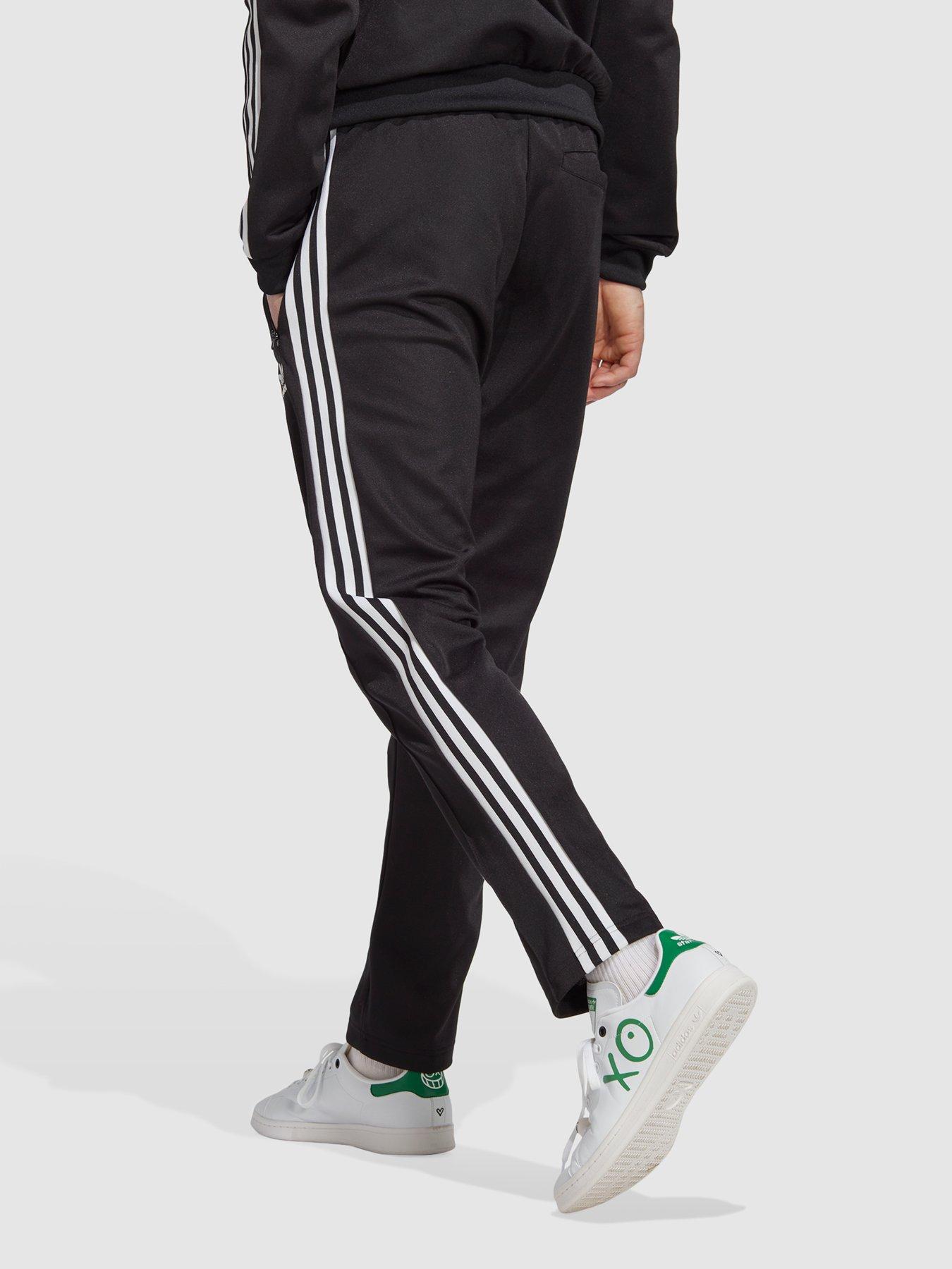 Adidas superstar tracksuit bottoms best sale in black