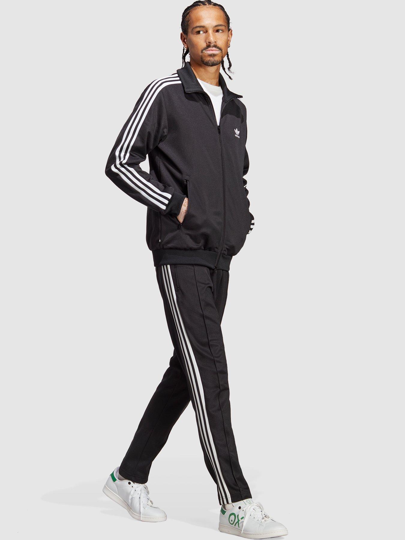  adidas Originals Men's Adicolor Classics Beckenbauer Track Pants,  Black, Small : Clothing, Shoes & Jewelry