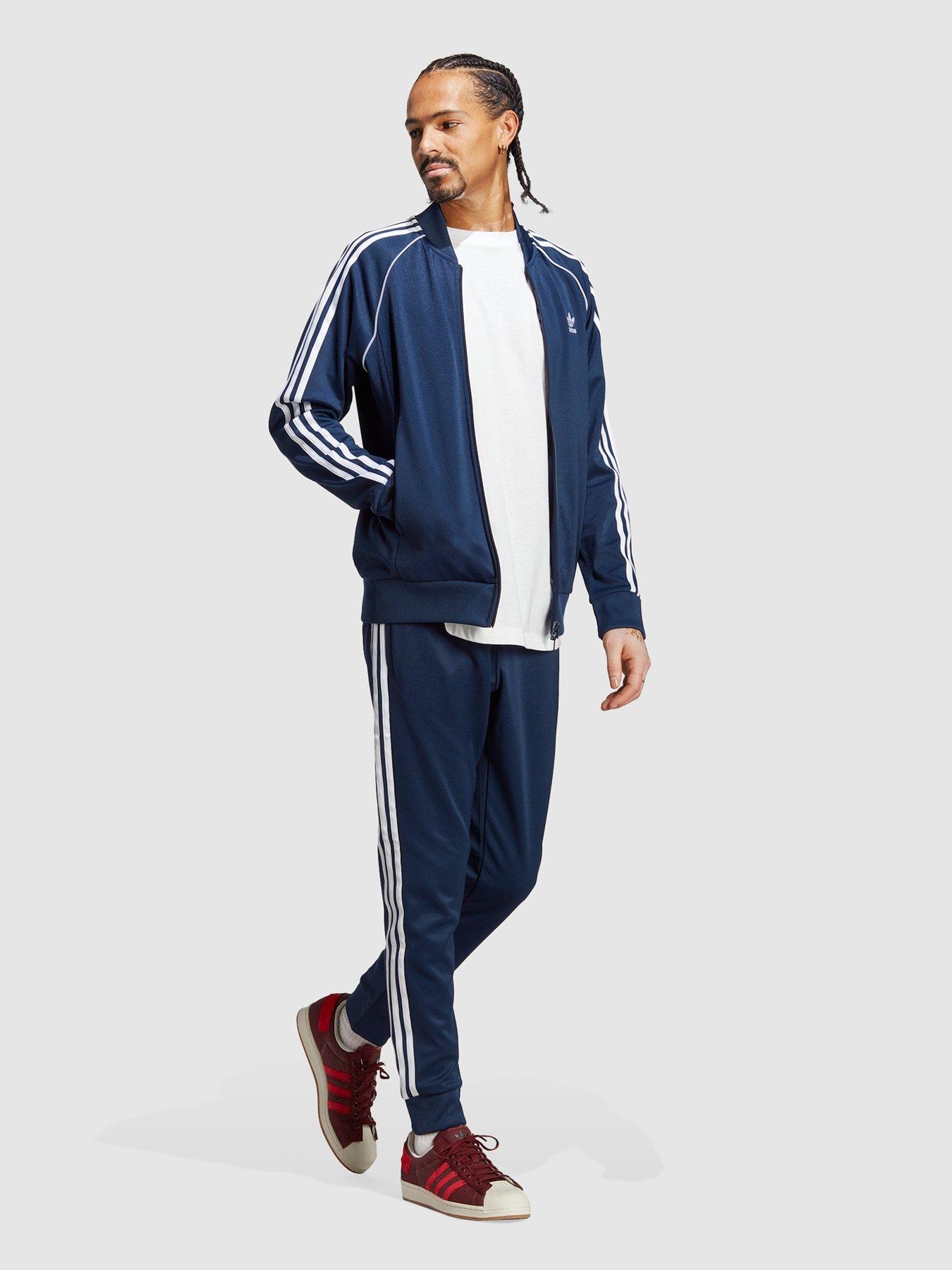 Adidas originals sst outlet track jacket navy