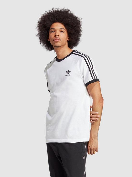 front image of adidas-originals-adicolor-classics-3-stripes-t-shirt-white