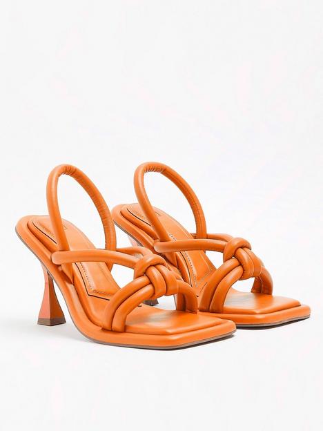 river-island-padded-heeled-sandal-orange