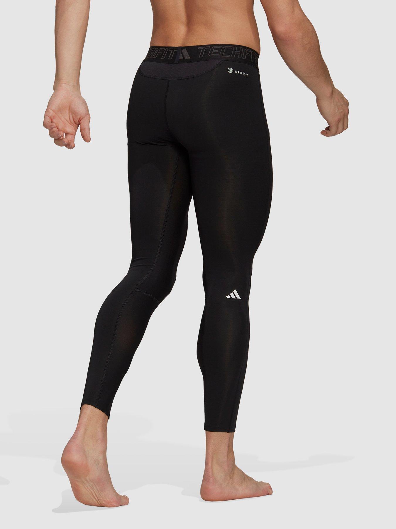 adidas Performance Techfit 3-stripes Training Long Leggings - Black