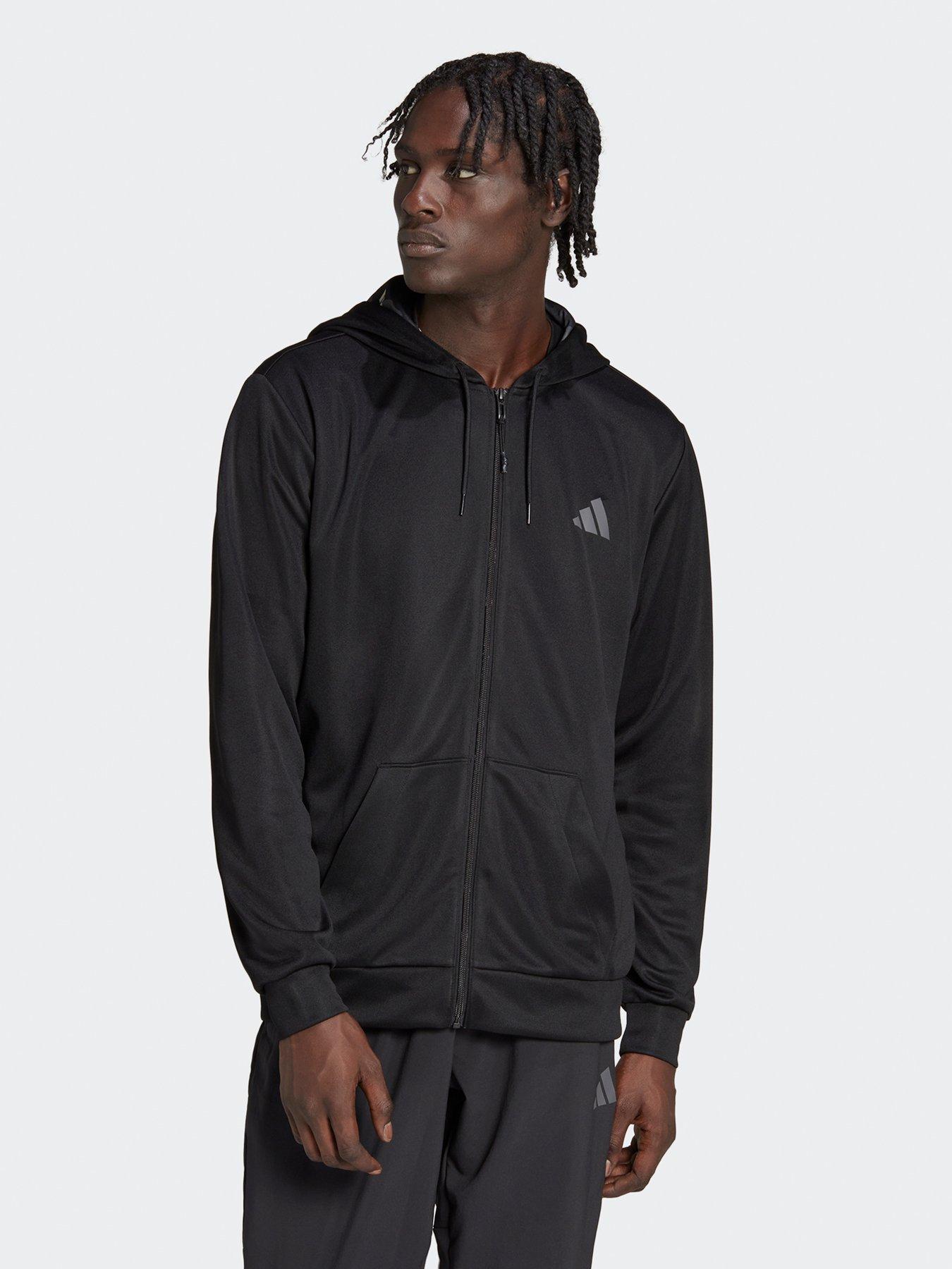 Dark grey adidas on sale jacket