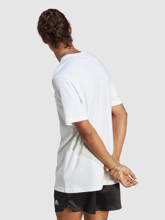 stillFront image of adidas-sportswear-essentials-single-shirt-embroidered-small-logo-t-shirt-white