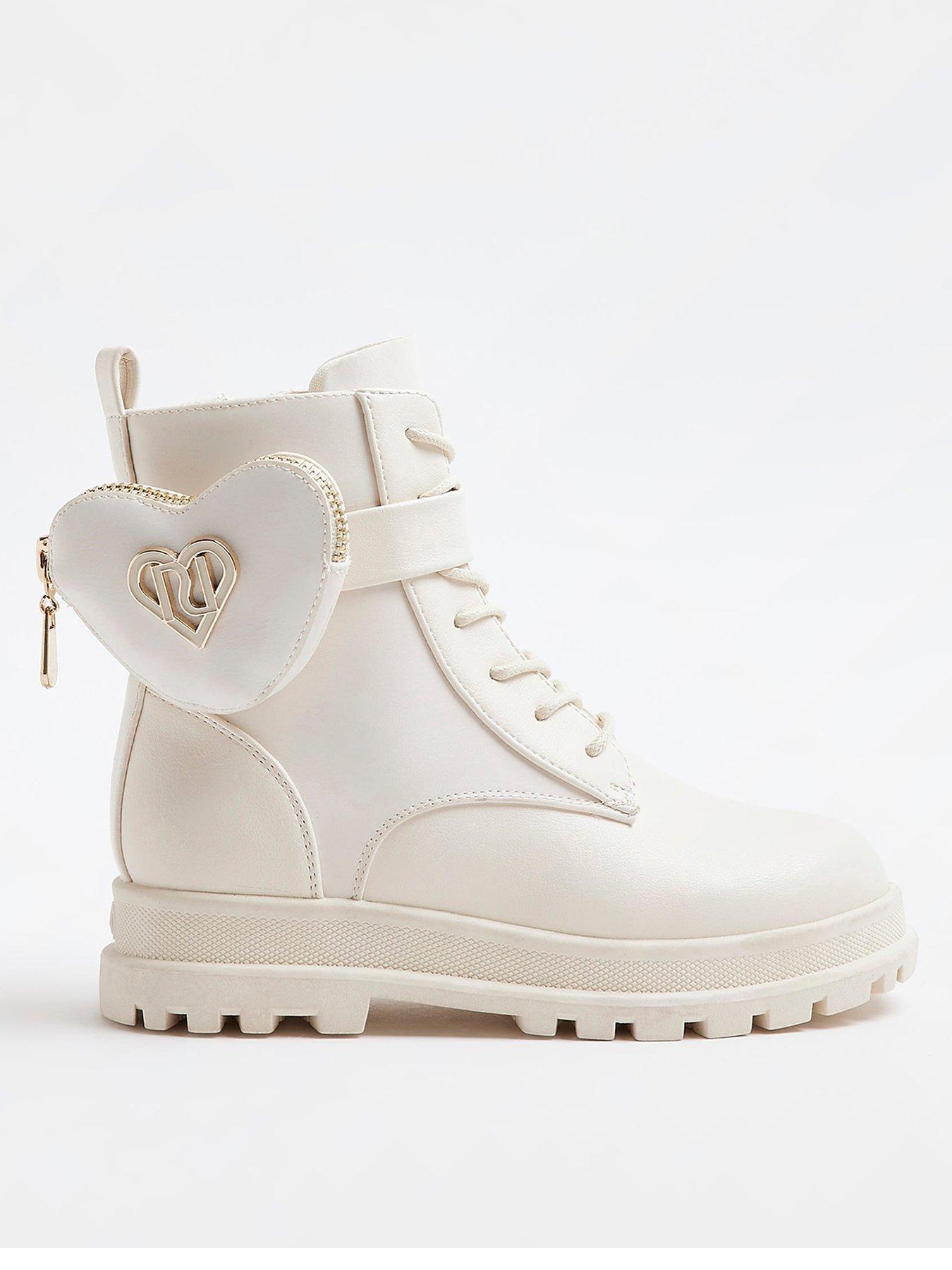 cream pocket boots