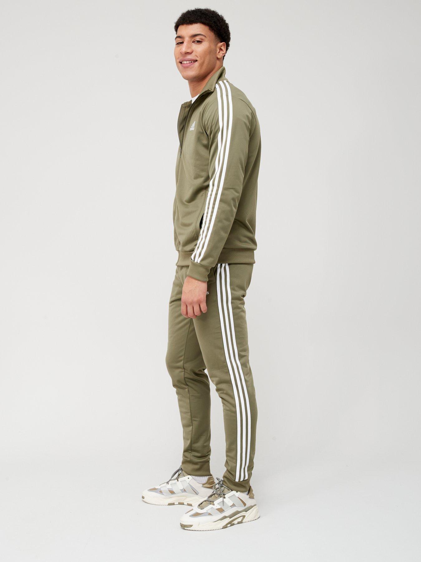 Khaki adidas 2024 track pants