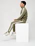  image of adidas-sportswear-mens-3-stripe-tracksuit-khaki