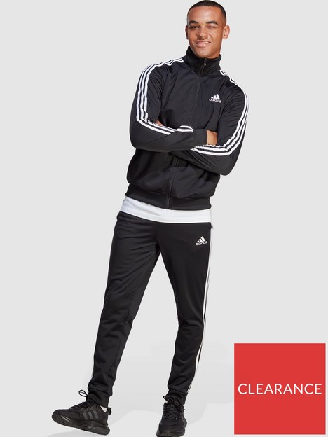 adidas-sportswear-basic-3-stripes-tricot-tracksuit-black
