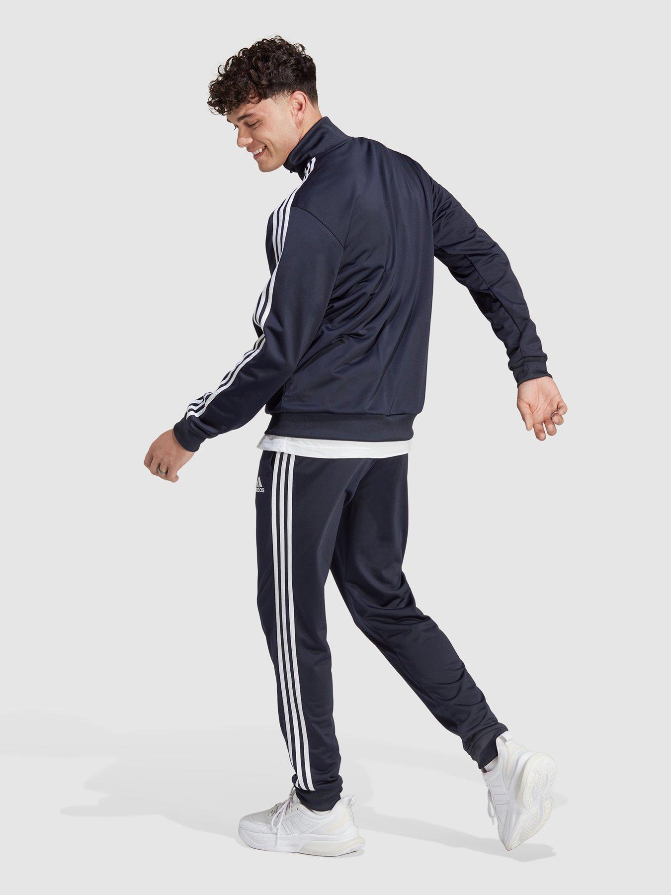 Mens adidas hotsell tracksuit navy