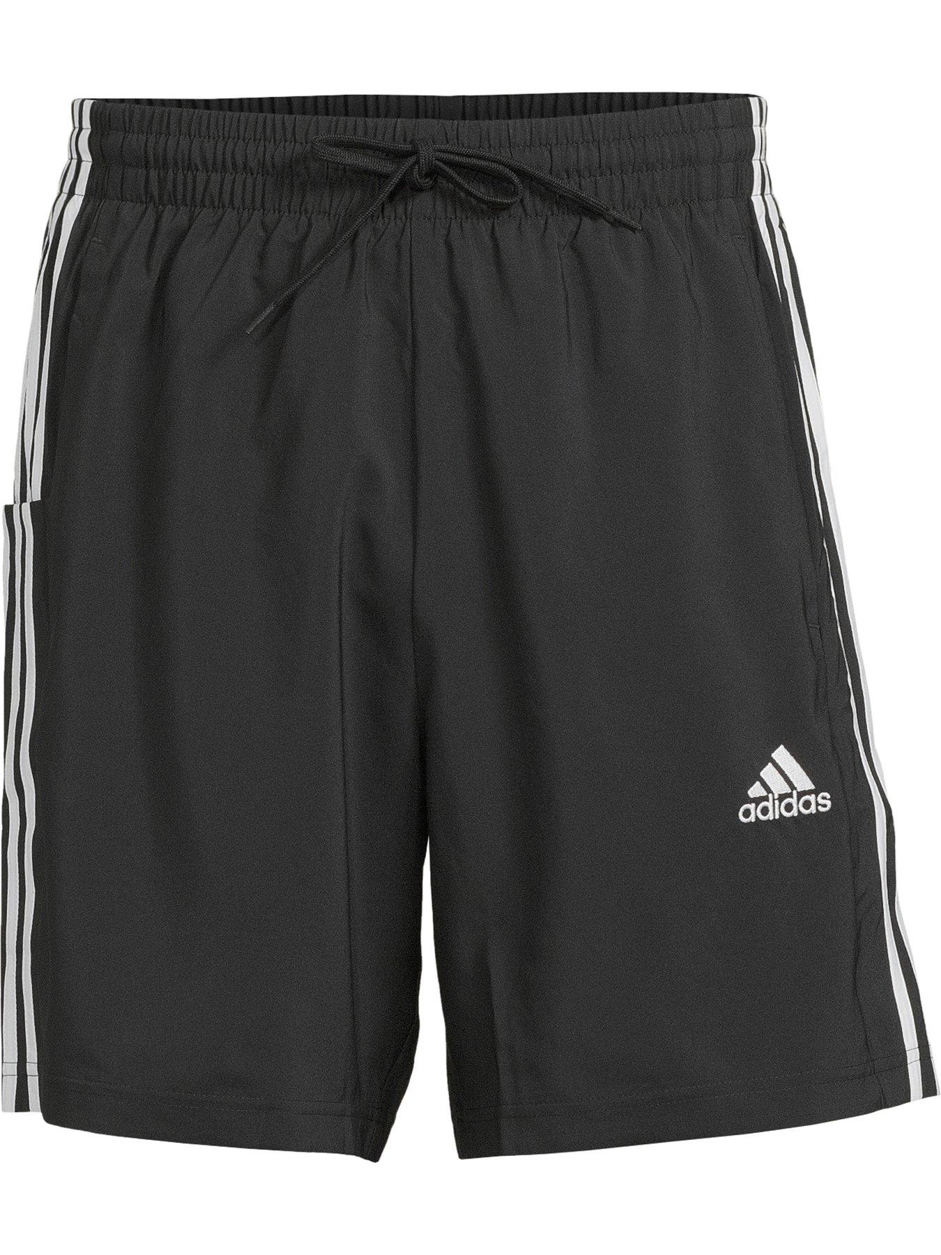 adidas Sportswear Aeroready Essentials Chelsea 3 Stripes Shorts Black White Very