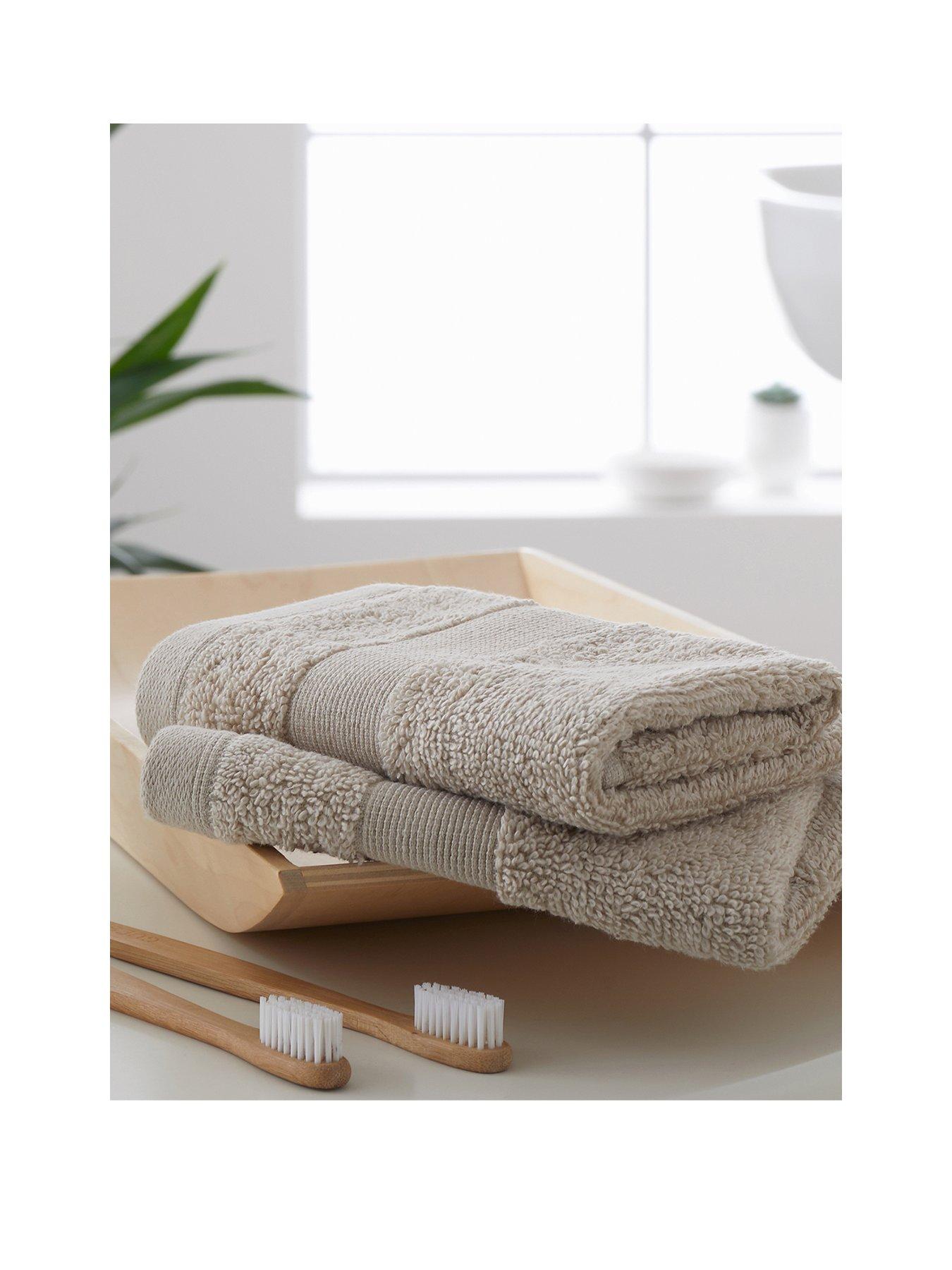 Catherine Lansfield Antibacterial Face Cloth Pair